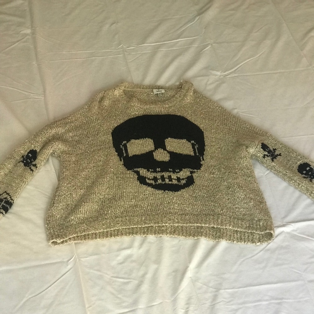 Skull Oversized Sweater